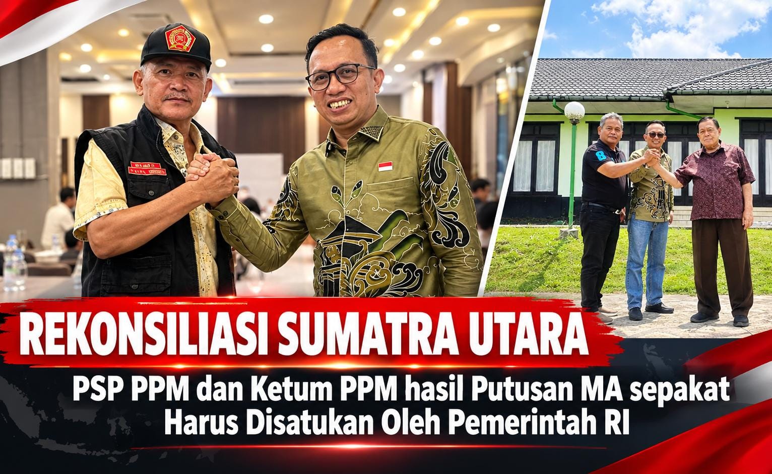 **Rekonsiliasi Sumut, Tim PSP PPM dan Samsudin Siregar Sepakat Dorong Penyatuan PPM**