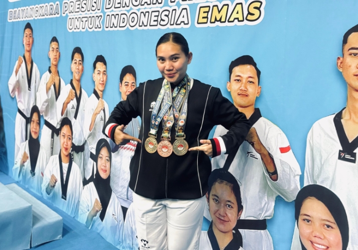 Personel Polres Kampar Raih 3 Medali Di Kejuaraan Nasional Kapolri Cup 7 tahun 2026