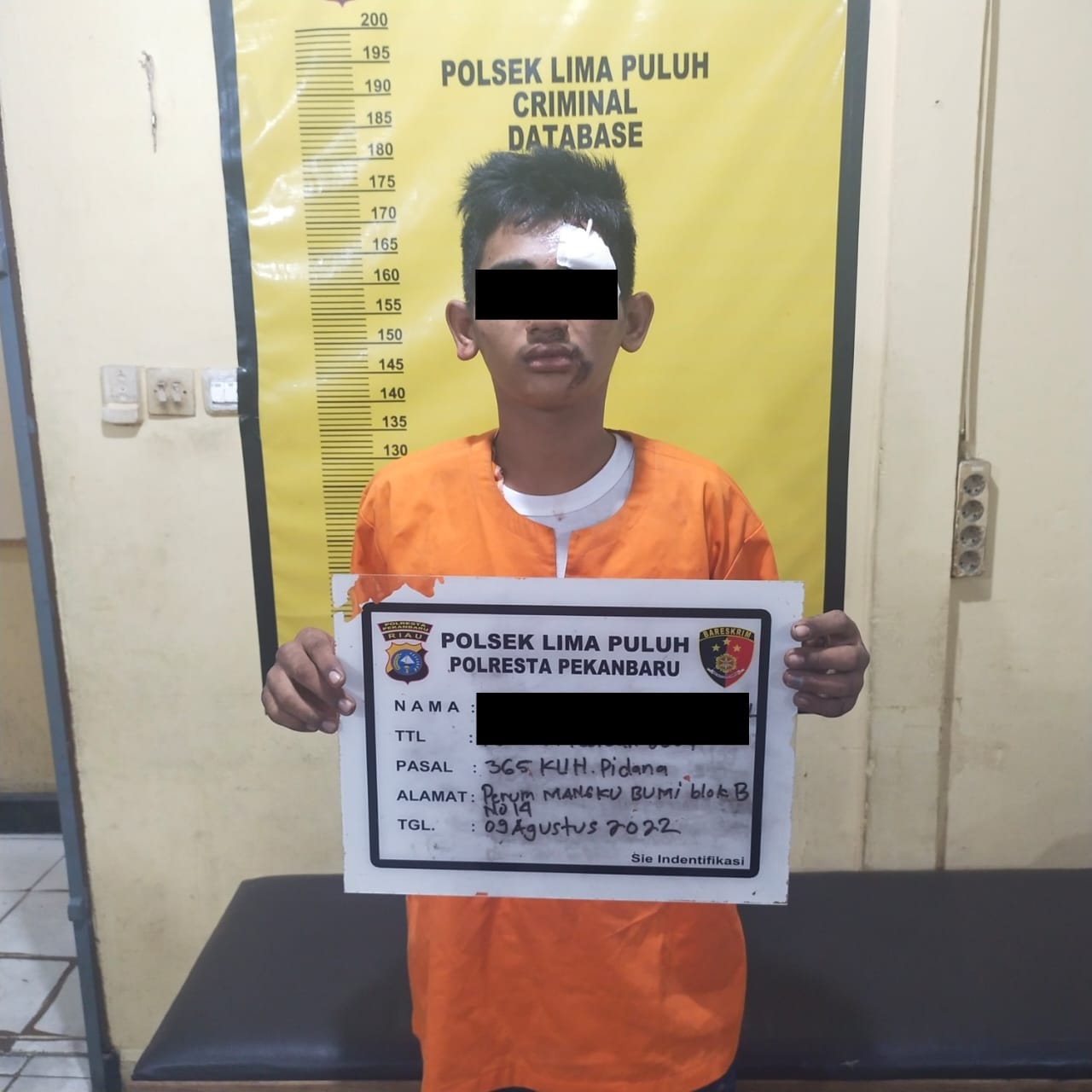 Terima telpon dijalan,Tas langsung ditarik, pelaku diamankan Polsek Limapuluh