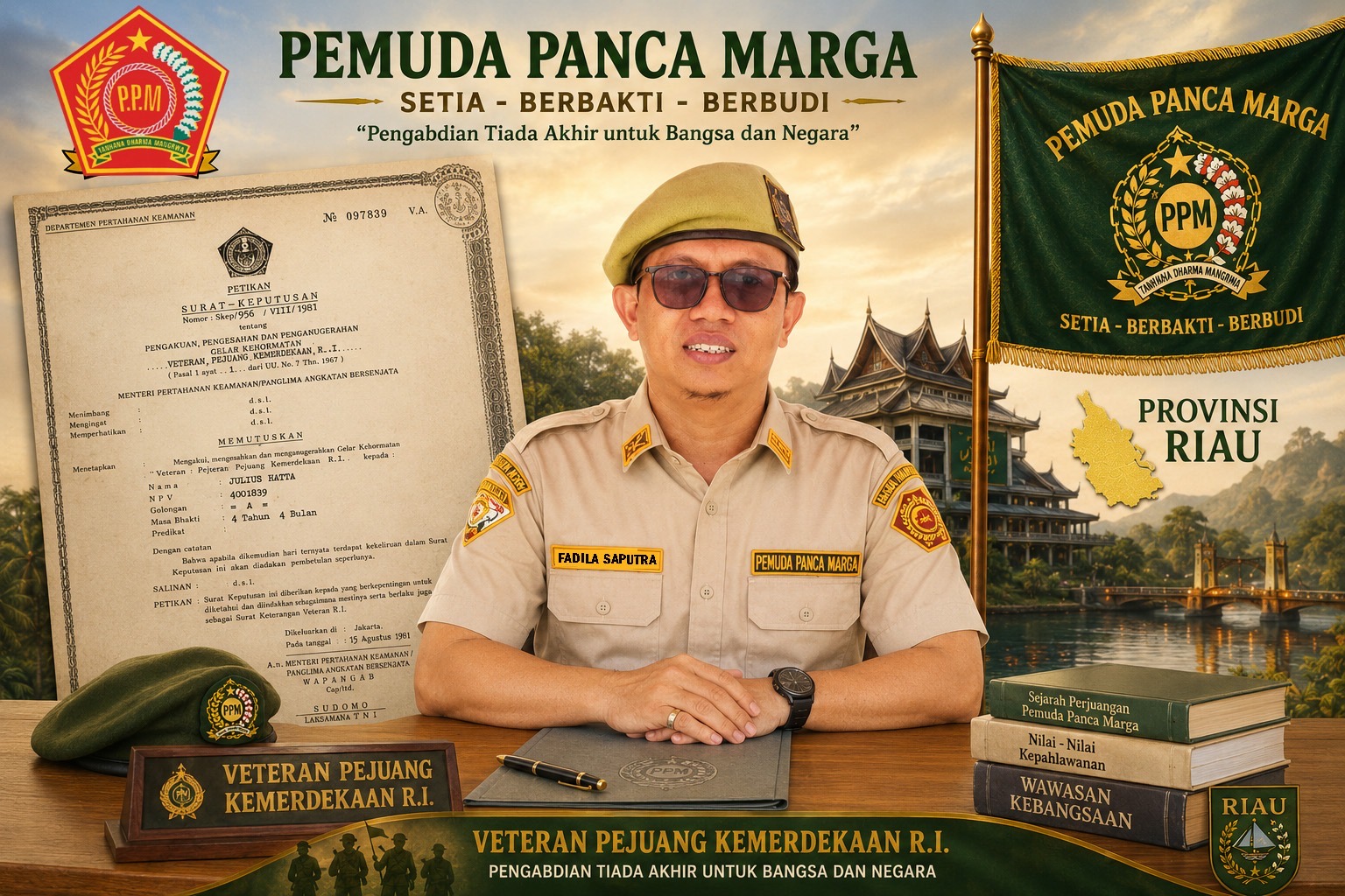 Putera Pejuang Kemerdekaan Fadila Saputra Nyatakan Maju di Pemilihan Ketua PPM