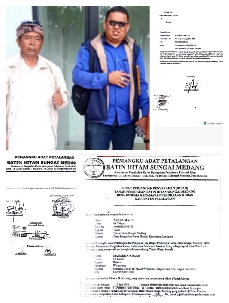 Pengusaha Sawit Serahkan 500 Ha Lahan ke Negara, Ketua KNPI Riau Bantu Satgas PKH