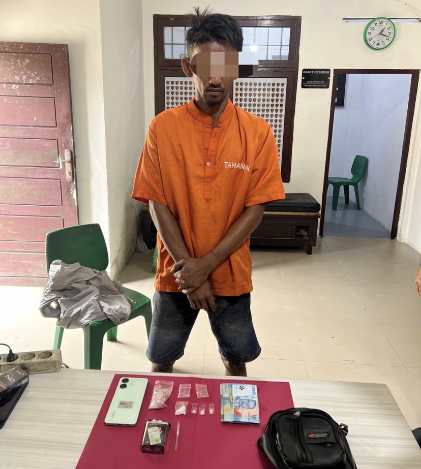 Polsek Tambang Tangkap Pelaku Narkoba di Kebun Sawit, Begini Kronologisnya!