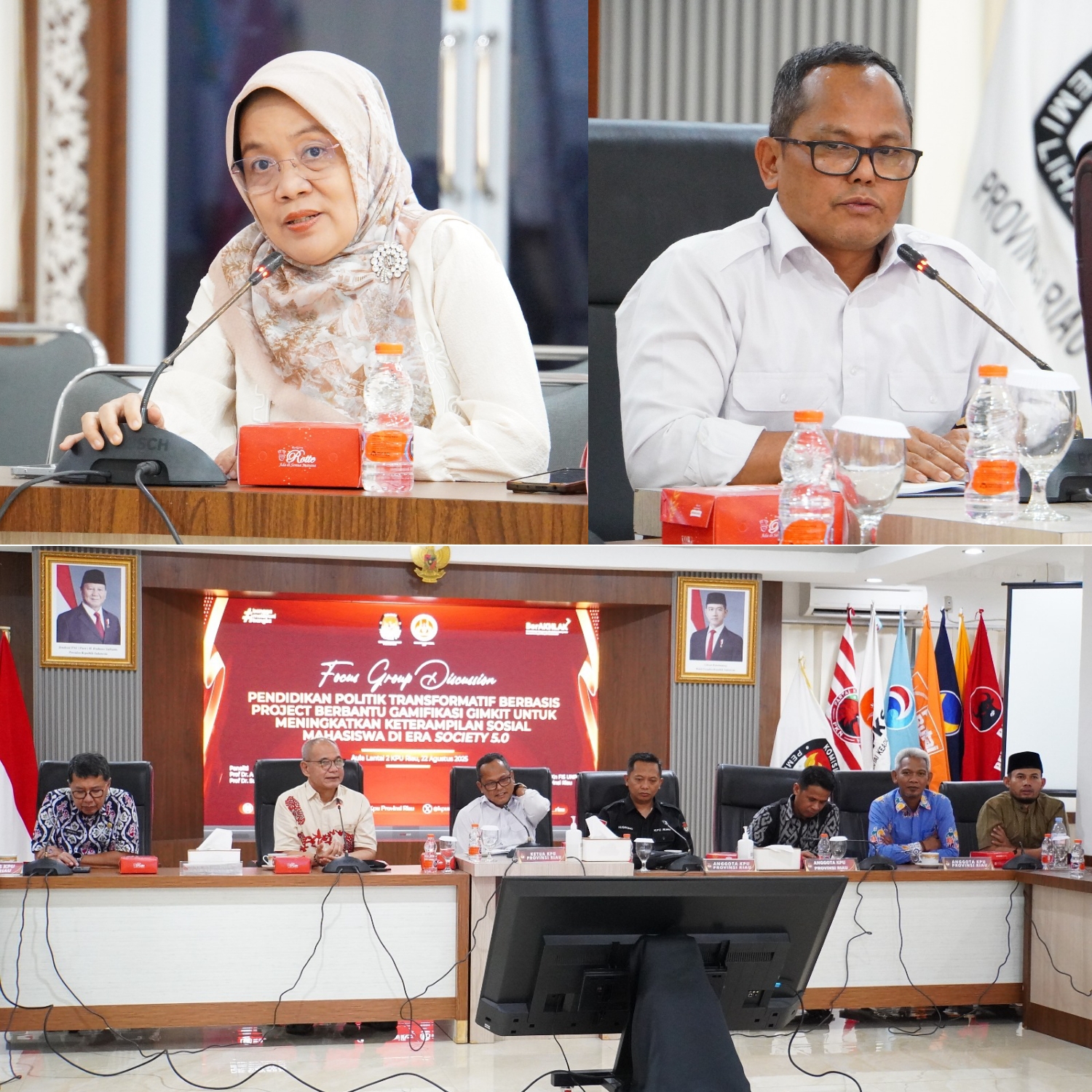 KPU Provinsi Riau Gelar FGD Bersama Tim Peneliti UNP Bahas Pendidikan Politik Berbasis Gamifikasi