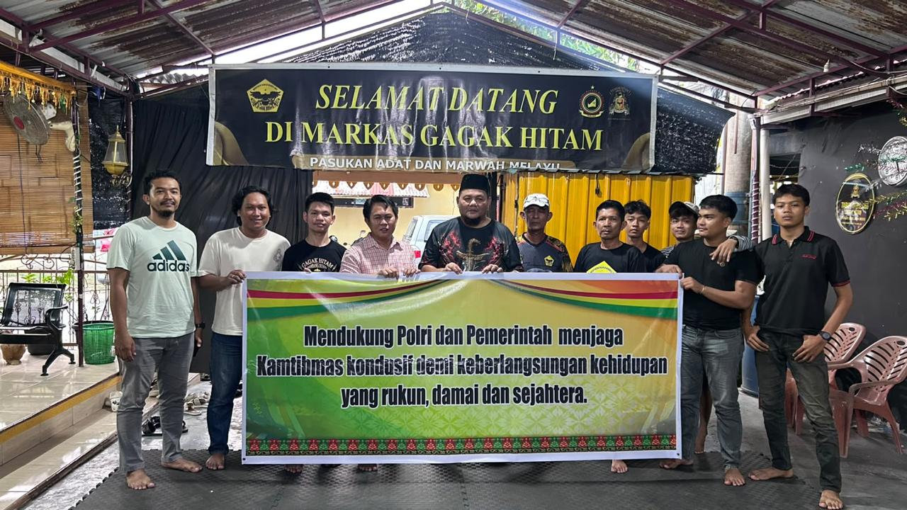 Kunjungan sirotorahmi markas sambang Gagak Hitam. Intelkam polda riau. 