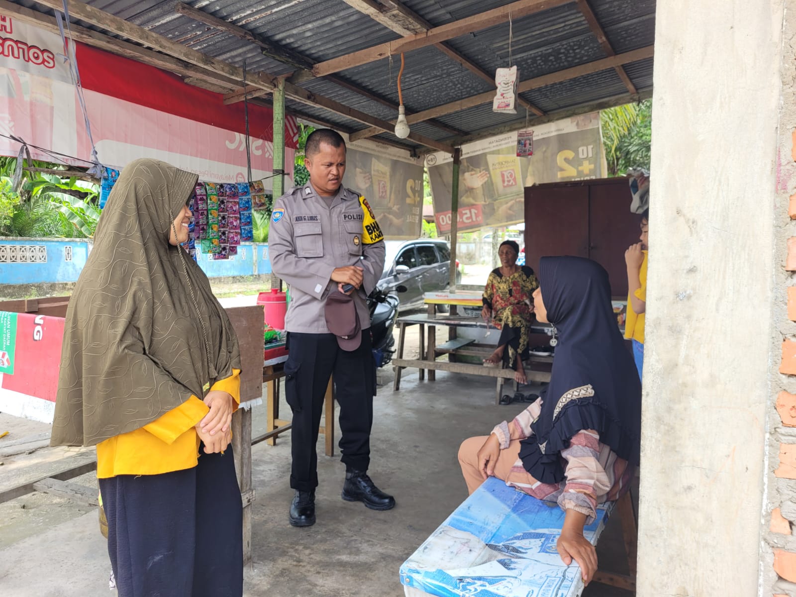 Cooling System Wujudkan Pelkada Damai, Polsek Siak Hulu Gelar Patroli Sambang