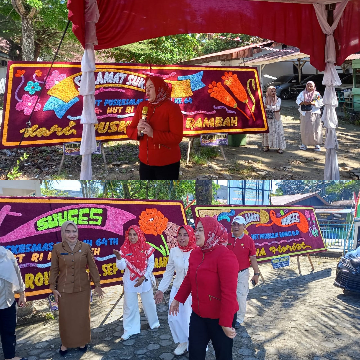 Puskesmas Rambah Rayakan Hari Ulang Tahun ke-64 dengan Meriah