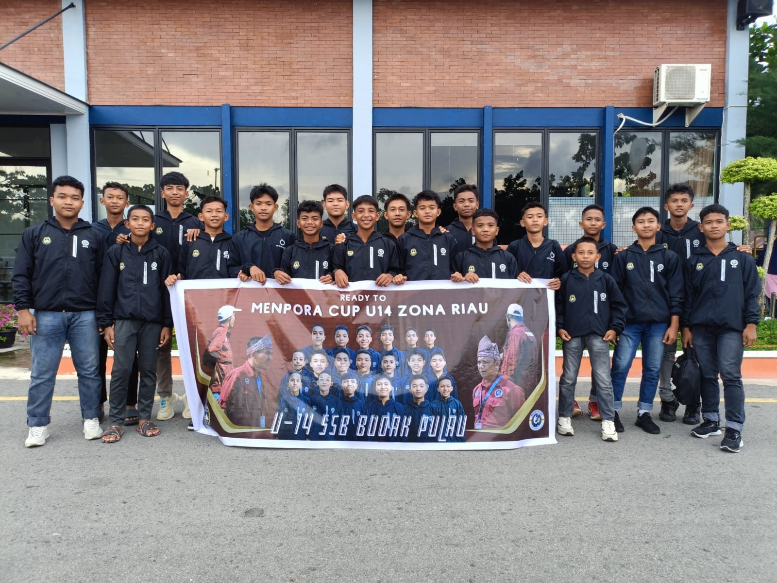 Tim SSB Budak Pulau Ikuti Turnamen Piala Menpora U-14 Zona Riau Di Kampar