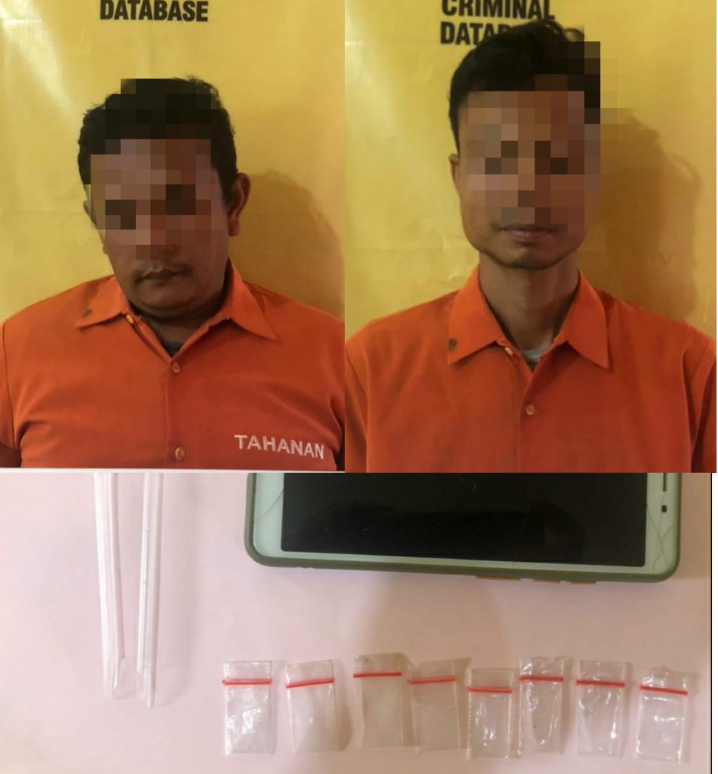 Kedapatan Ngantongi Narkoba Jenis Shabu, 2 Pelaku Diamankan Unit Reskrim Polres Kampar