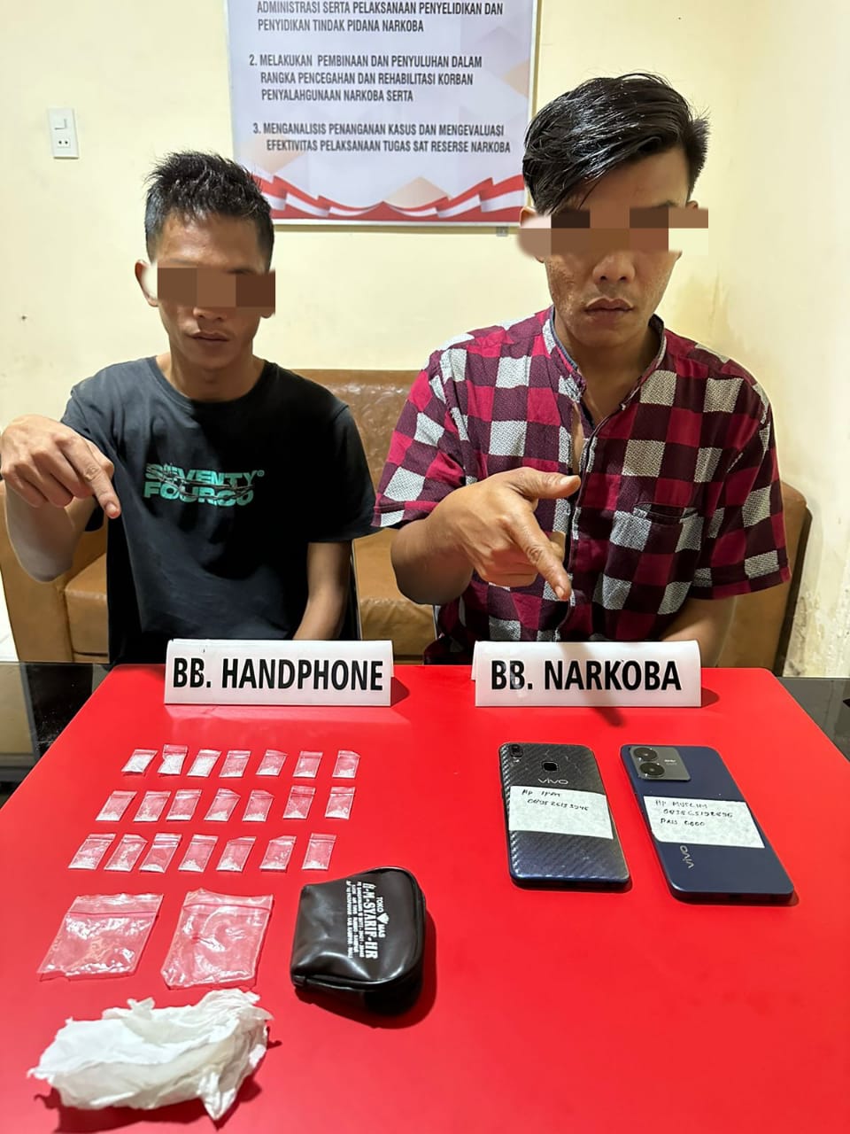 5,15 Gram Shabu shabu Diamankan dari 2 Warga Kampung Panjang