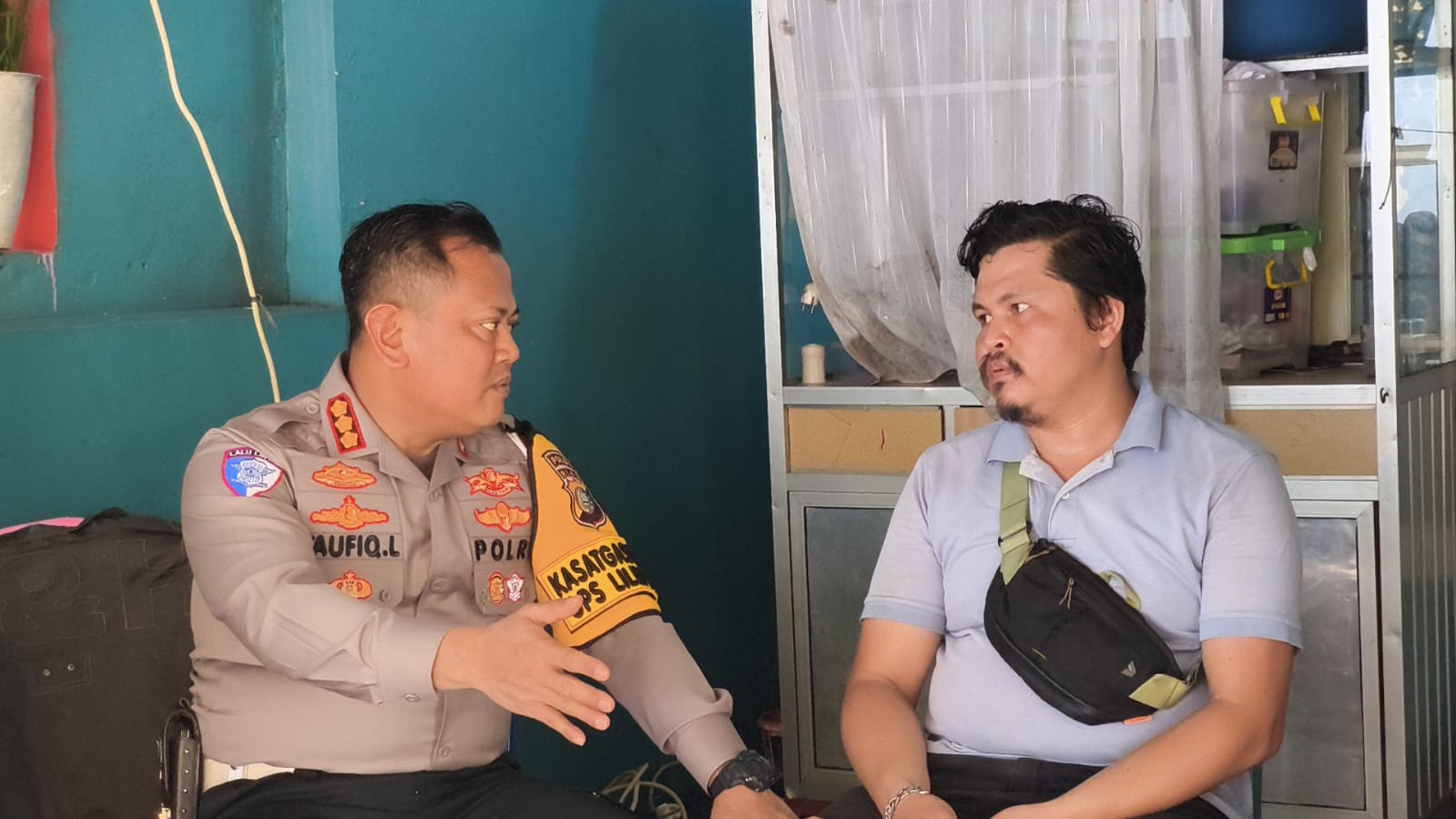 GERAK CEPAT DIRLANTAS POLDA RIAU & JASA RAHARJA KUNJUNGI KORBAN LAKA LANTAS