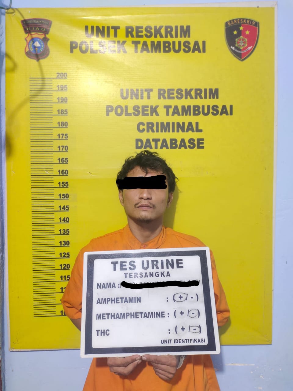 Miliki Sabu 6,84 Gram, Pengedar Narkoba di Tambusai Ditangkap Unit Reskrim Polsek Tambusai