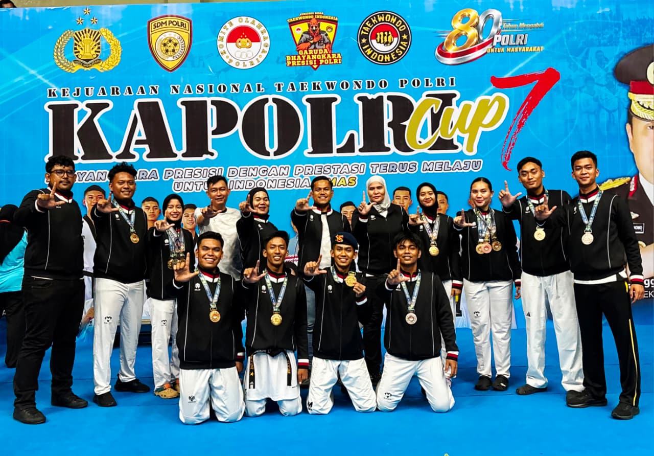 Atlet Taekwondo Polda Riau Torehkan Prestasi Membanggakan