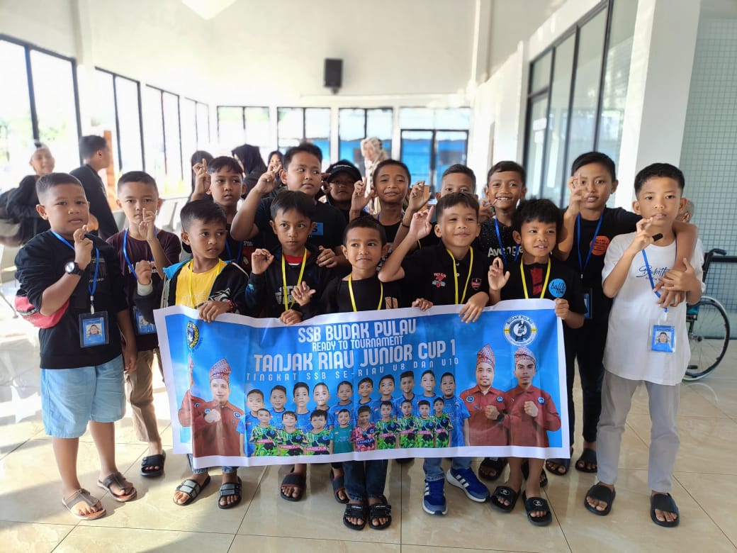 Tim U-10 dan U-8 SSB Budak Pulau Siap Berlaga Di Turnamen Tanjak Tanjak Riau Junior Cup 1