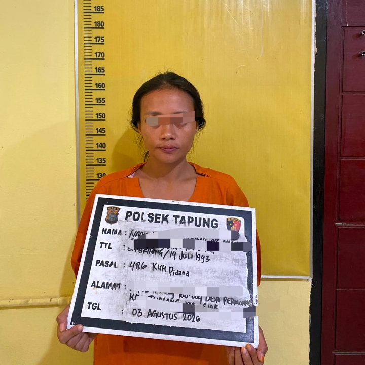 Bermodus Pinjam, Pelaku Penggelapan Sepeda Motor Ditangkap Polsek Tapung