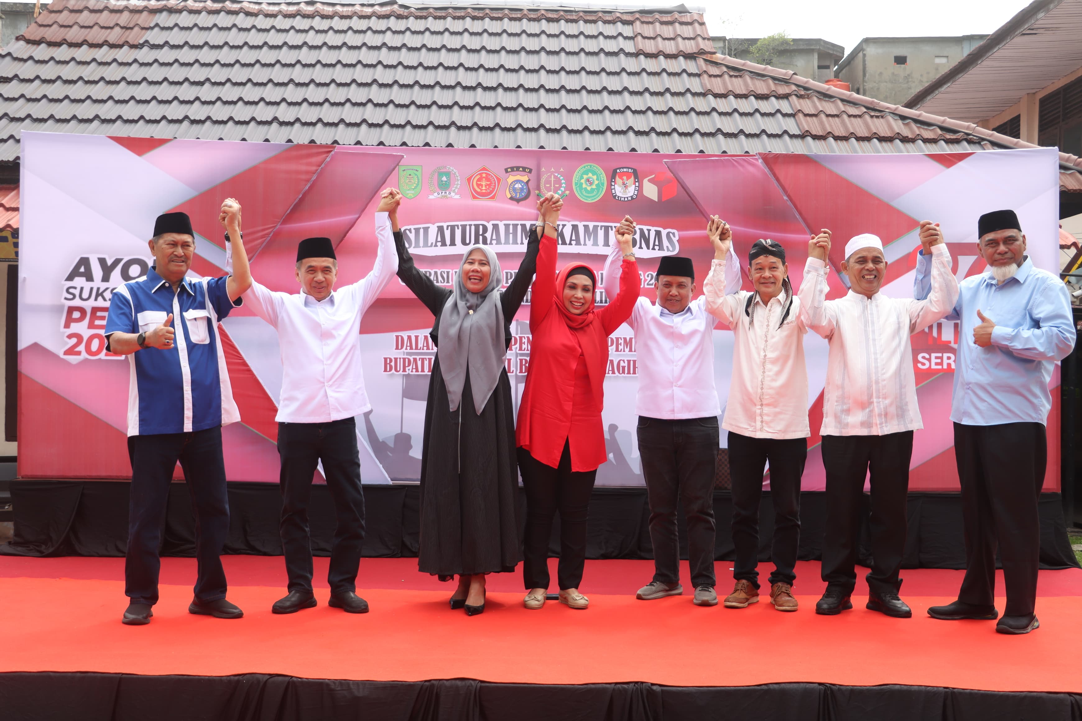 Cooling System, Polres Inhil Undang 4 Paslon Bupati  dan Wakil Bupati