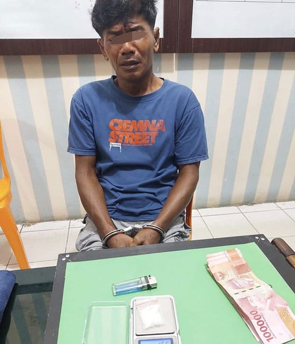 Edarkan Sabu, Warga Kota Lama Diamankan Polsek Rengat Barat
