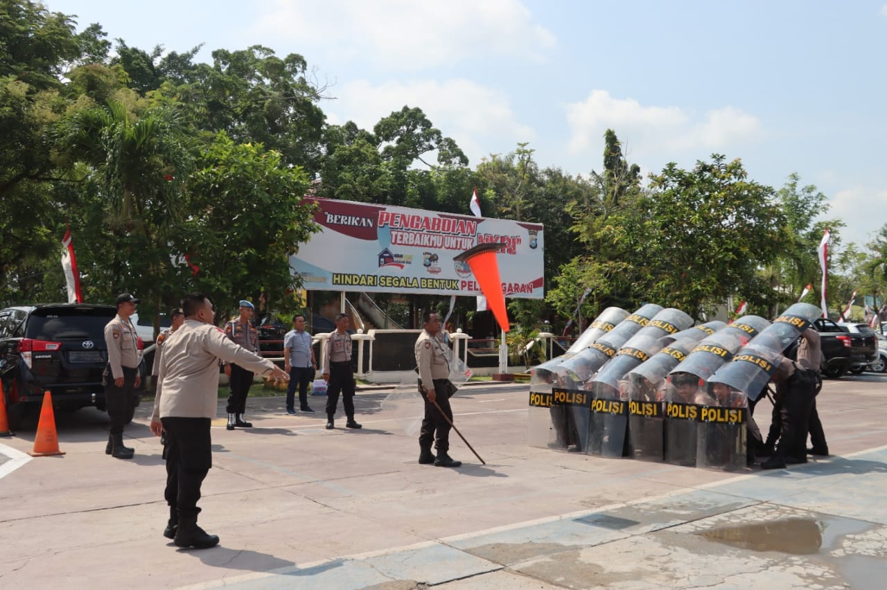 Polres Inhu Menggelar Pelatihan Pelton Dalmas