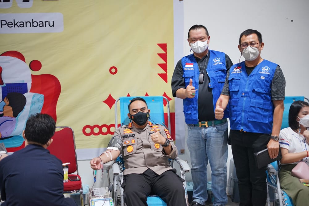 Kerjasama Dengan PSMTI( Paguyuban Sosial Marga Tionghoa Indonesia)dan Mall Pekanbaru,Kapolresta Peka