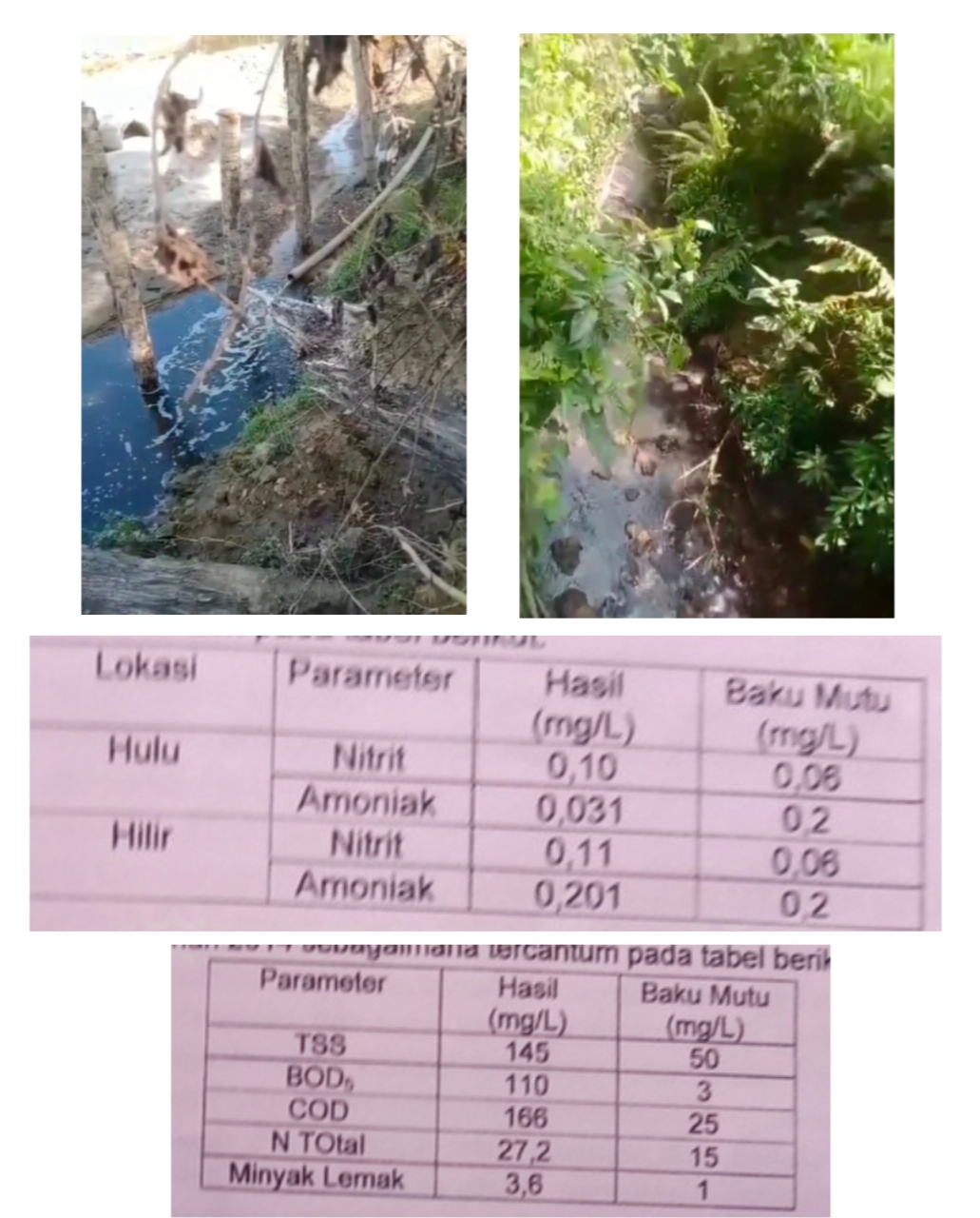 WARGA HAMPIR TIAP HARI HIRUP POLUSI UDARA CEROBONG PKS, LIMBAH PKS CEMARI TANAH WARGA