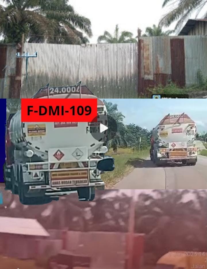 Gudang BBM Ilegal Milik Silalahi Masih Beroperasi, Tertangkap Kamera Mobil Tangki Elnusa Petrofin F-