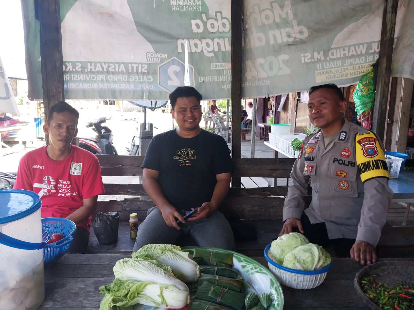 Cooling System Pilkada Damai Bhabinkamtibmas Desa Sungai Terab