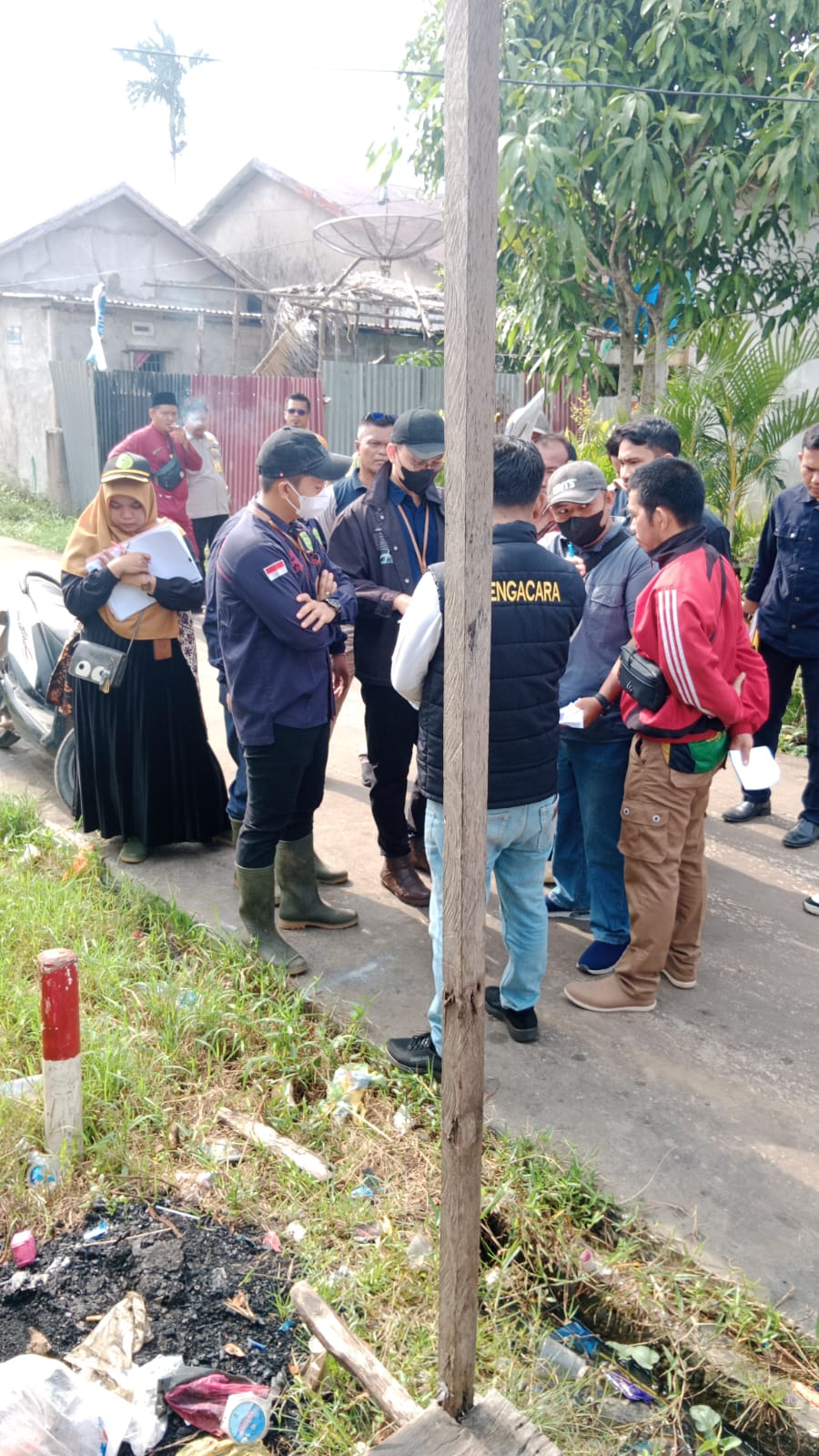 Sidang Lanjutan Sengketa Tanah antara Abdul Samad dan Pemkab Inhil Digelar di Lokasi Objek Sengketa