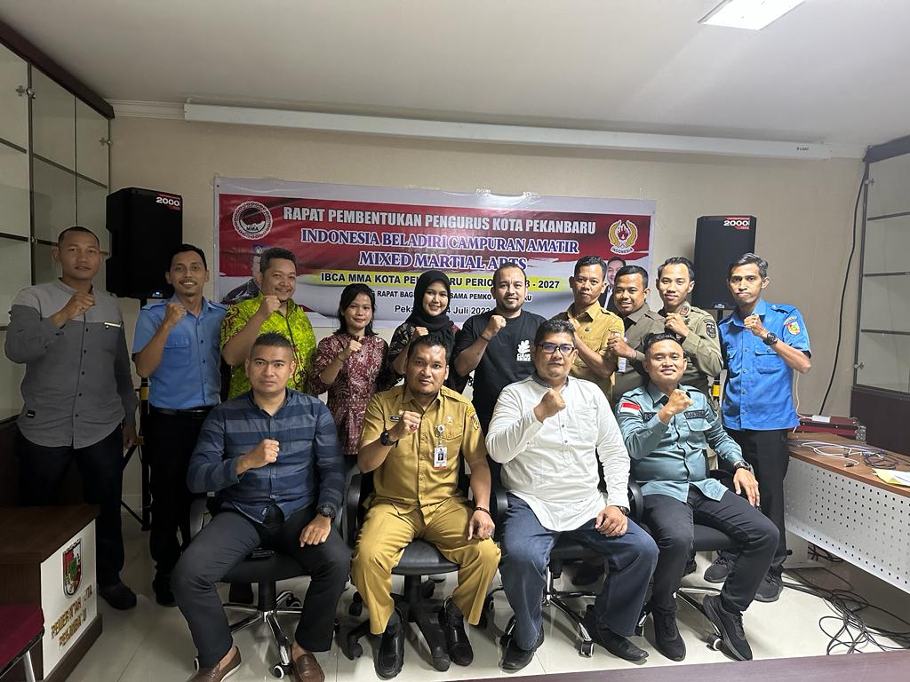 Pengkot IBCA MMA Pekanbaru Dibentuk, Restu Wahyudi Di Daulat Sebagai Ketua Umum