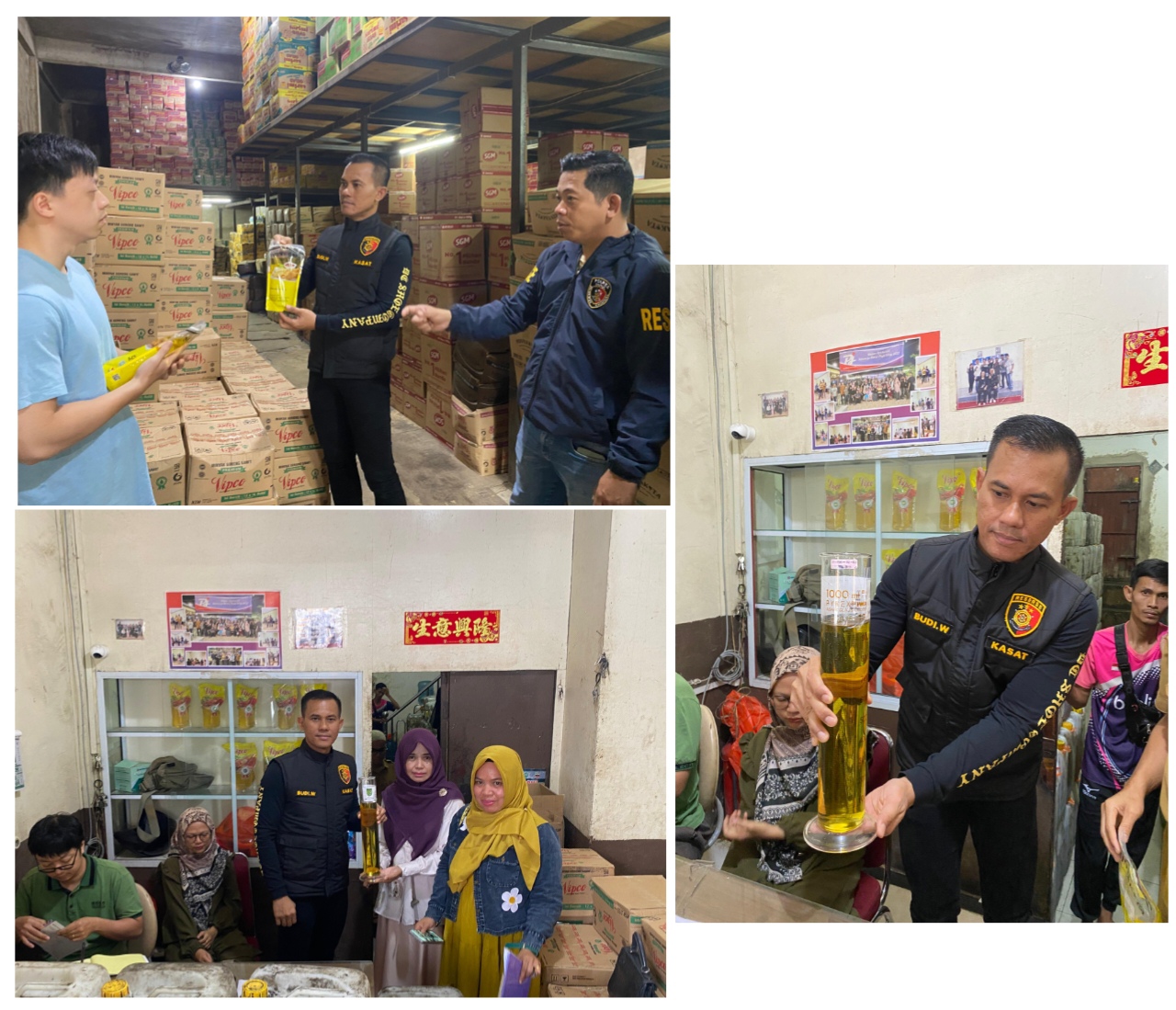 Polres Inhil,Cek Volume dan Harga Jual Minyakkita Ke Distributor