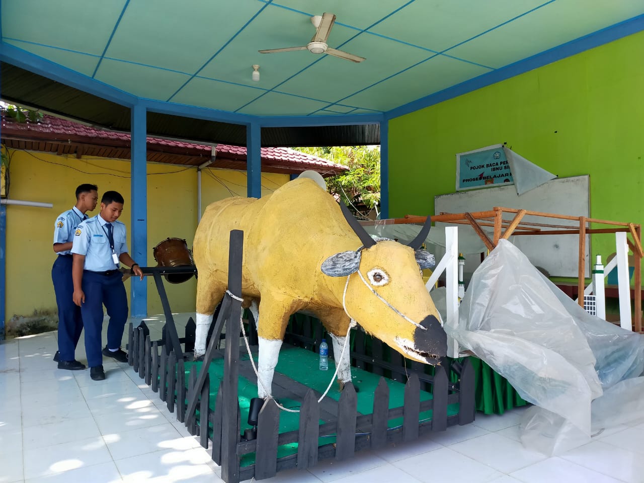 Siswa SMA Negeri 1 Bengkalis Antusias Ikuti Pawai Takbir