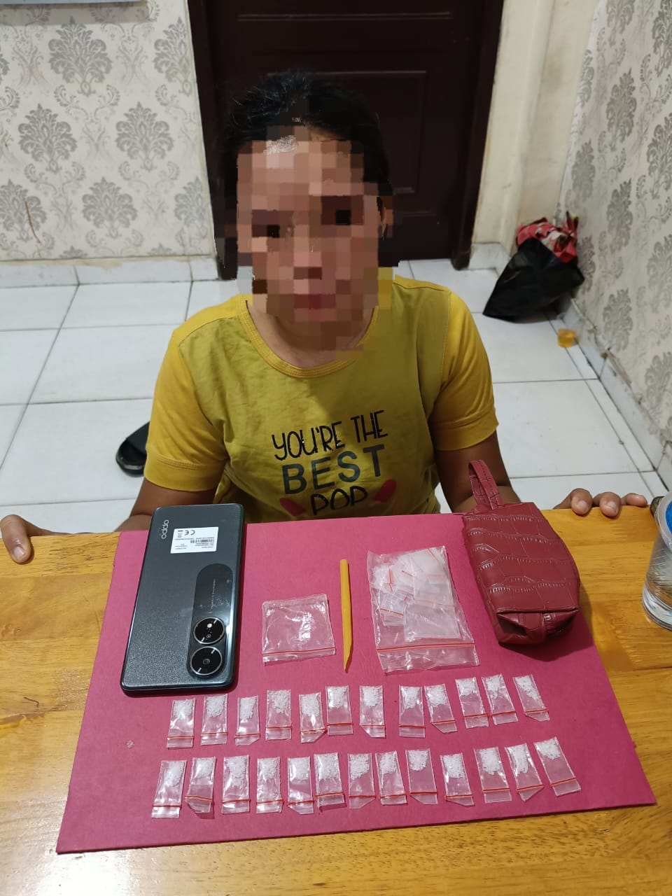 Tim Opsnal Satres Narkoba Polres Siak Amankan Satu Orang Wanita Diduga Pelaku Penyalahgunaan Narkoba