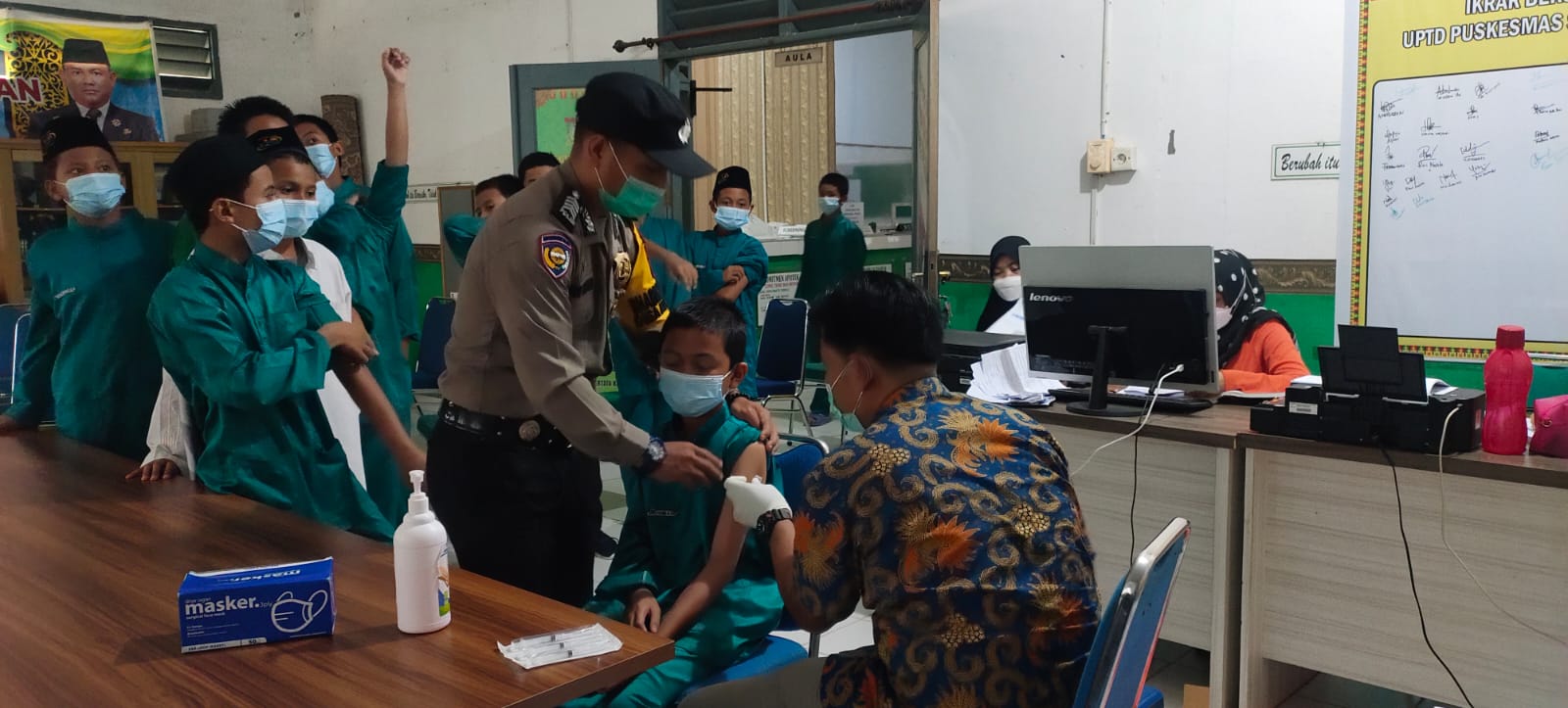 Hari ini 8.305 Warga Kab. Kampar Ikuti Vaksinasi Covid-19, Mayoritas Untuk Dosis 1