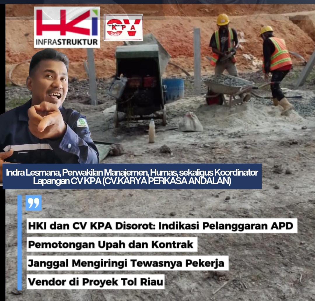 HKI Diduga Abai Pengawasan: Pengakuan Humas CV KPA Soal APD Berbayar dan Skema Potongan Upah Picu