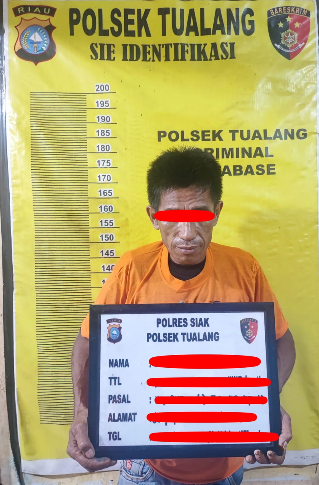 Satu Residivis dari Empat Pelaku Narkoba  Ditangkap Tim Opsnal Polsek Tualang