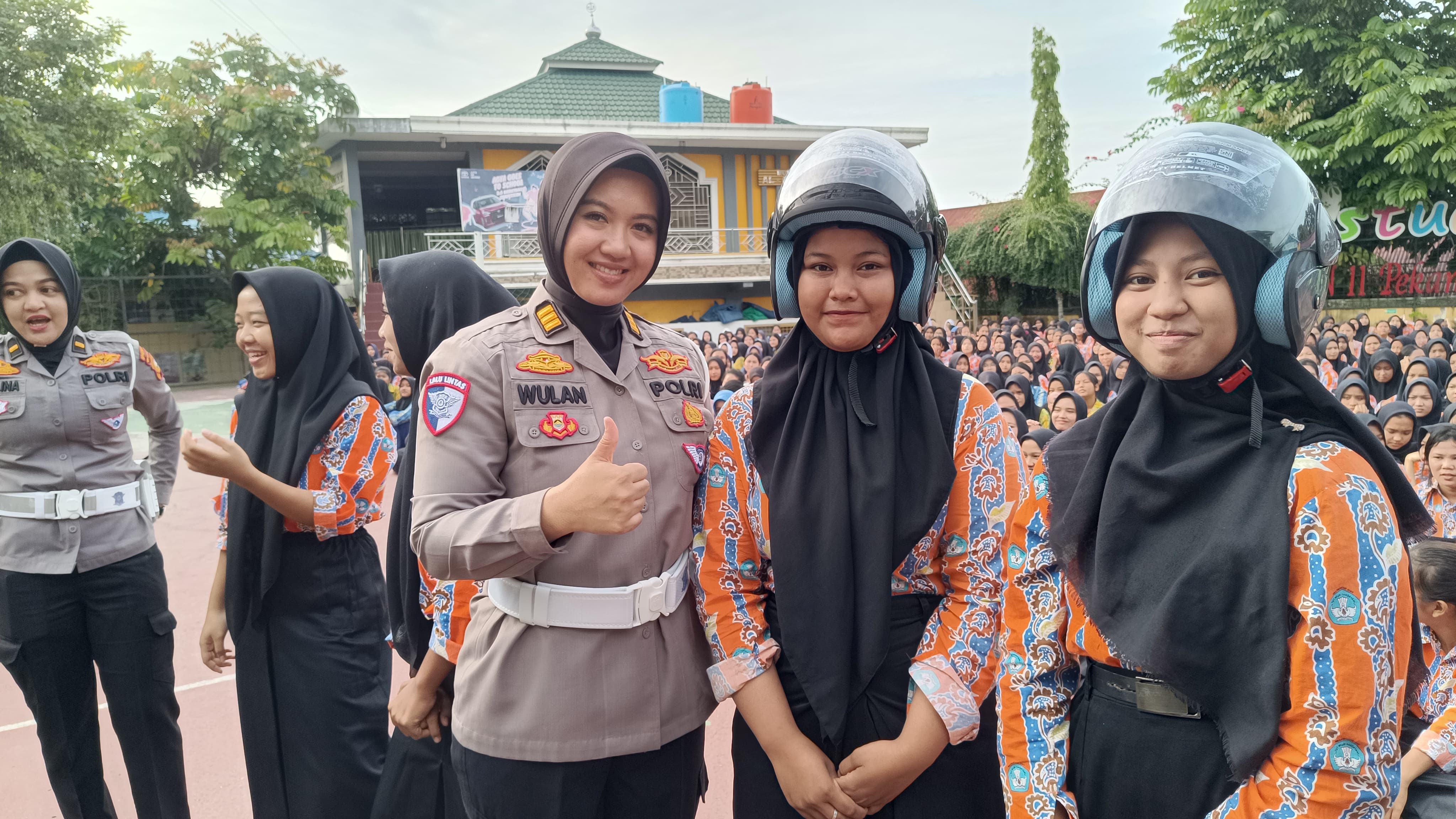 TEKAN ANGKA KECELAKAAN, DITLANTAS POLDA RIAU GELAR KAMPANYE KESELAMATAN.