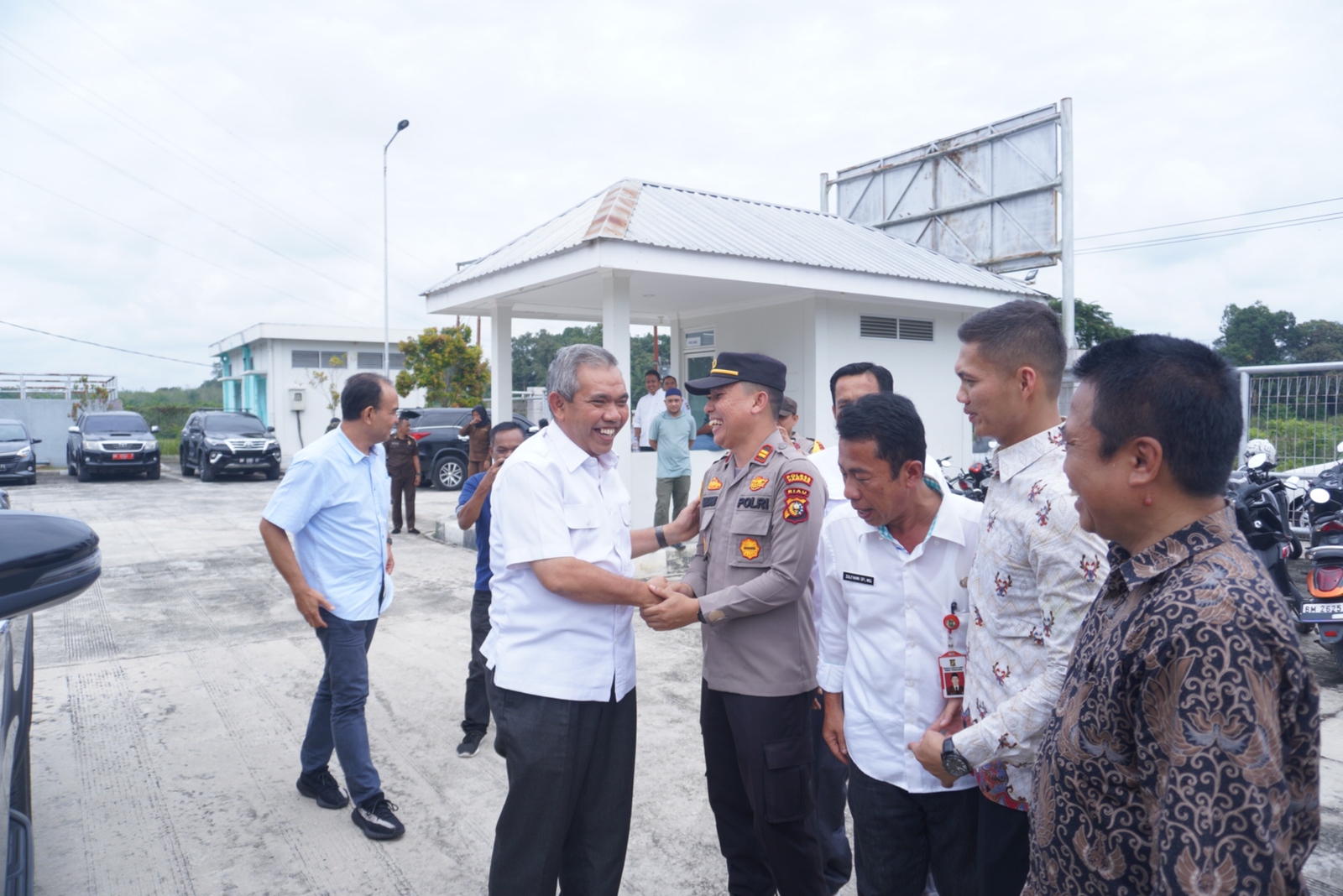 Kapolsek Tambang Hadiri Syukuran dan Doa Bersama Pengoperasionalan ICS PT Delta Mina Perkasa