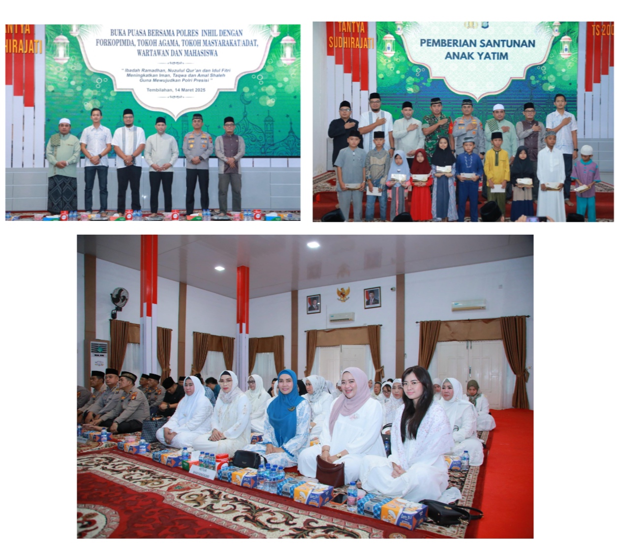 Polres Inhil Gelar Buka Puasa Bersama Forkopimda dan para Tokoh