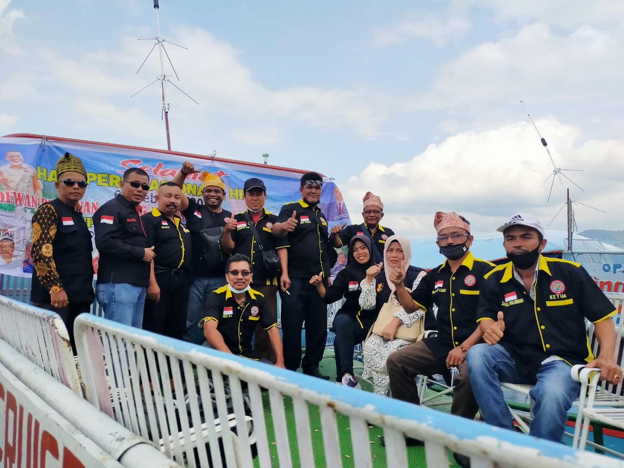 Ketua Aliansi wartawan indonesia DPC Rohul S.Halomoan nasution Ucapkan Terima kasih kepada para Piha