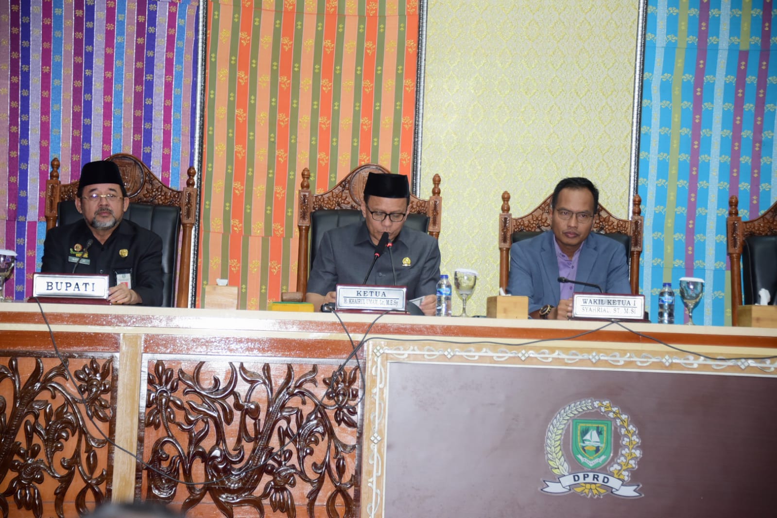 Sekda Bengkalis Terima Laporan Hasil Reses Masa Sidang I tahun 2022