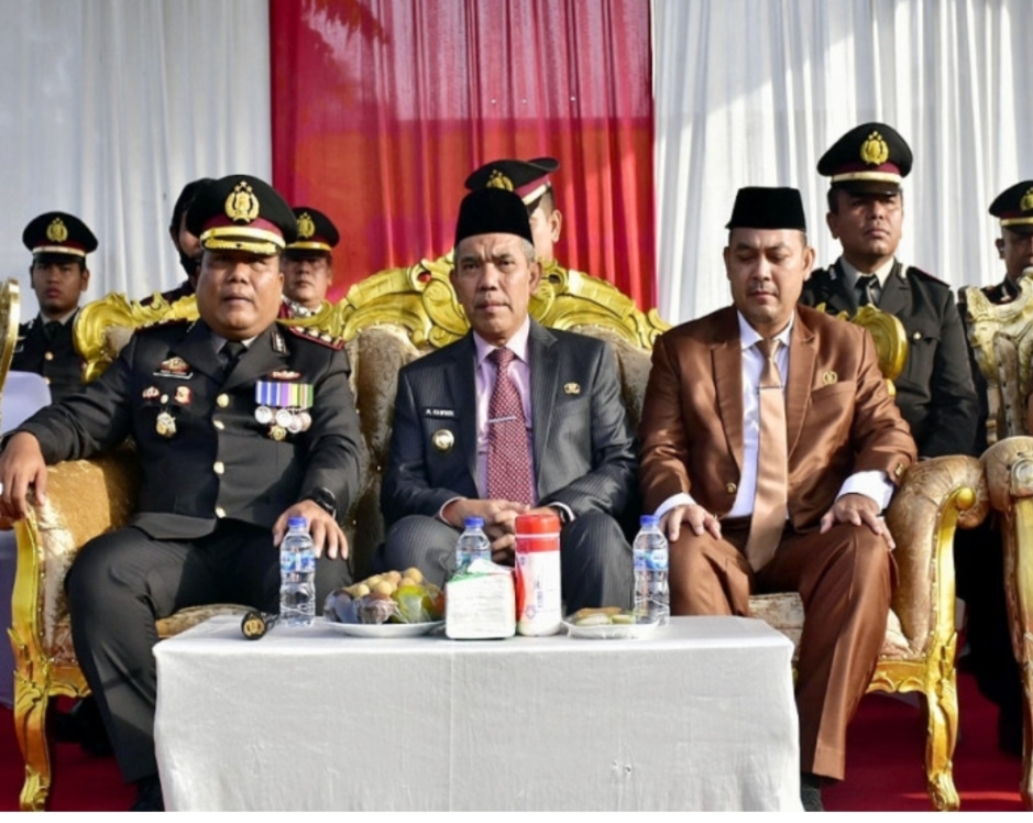 Hadiri Hut Bhayangkara ke-76, Ketua DPRD Kampar ,Selamat,semoga Polri Makin Profesional dan Makin Me