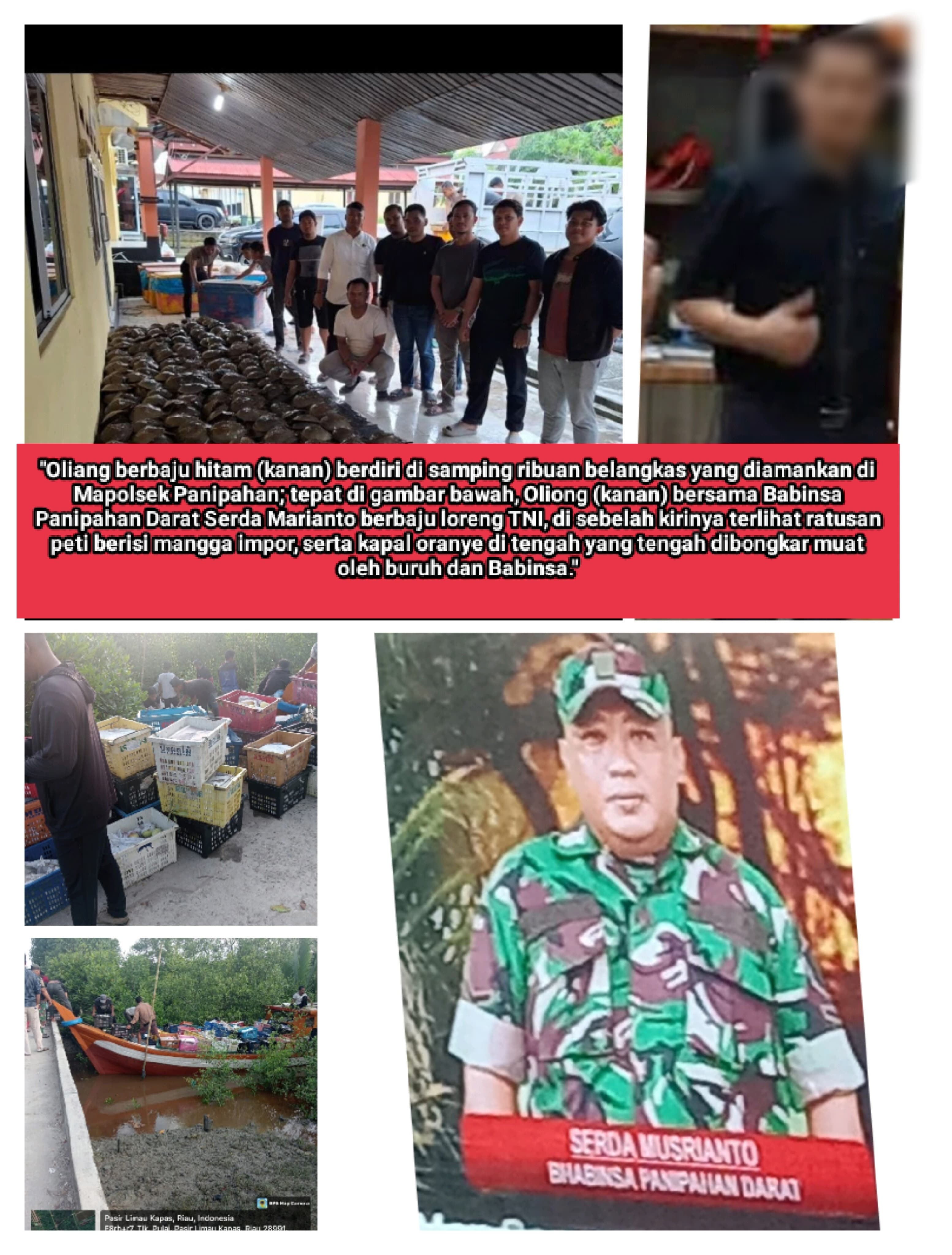 Klarifikasi Tegas Luruskan Isu : " kami Tak terlibat" Serda Musrianto Fokus Jaga Keamanan