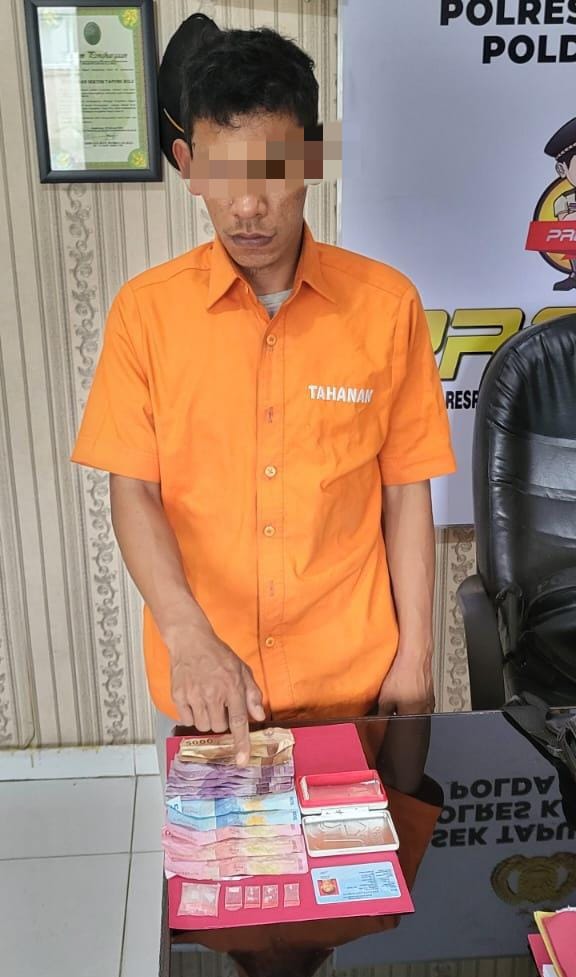 Polsek Tapung Hulu,Tangkap Pelaku Narkoba di Areal Kebun Sawit