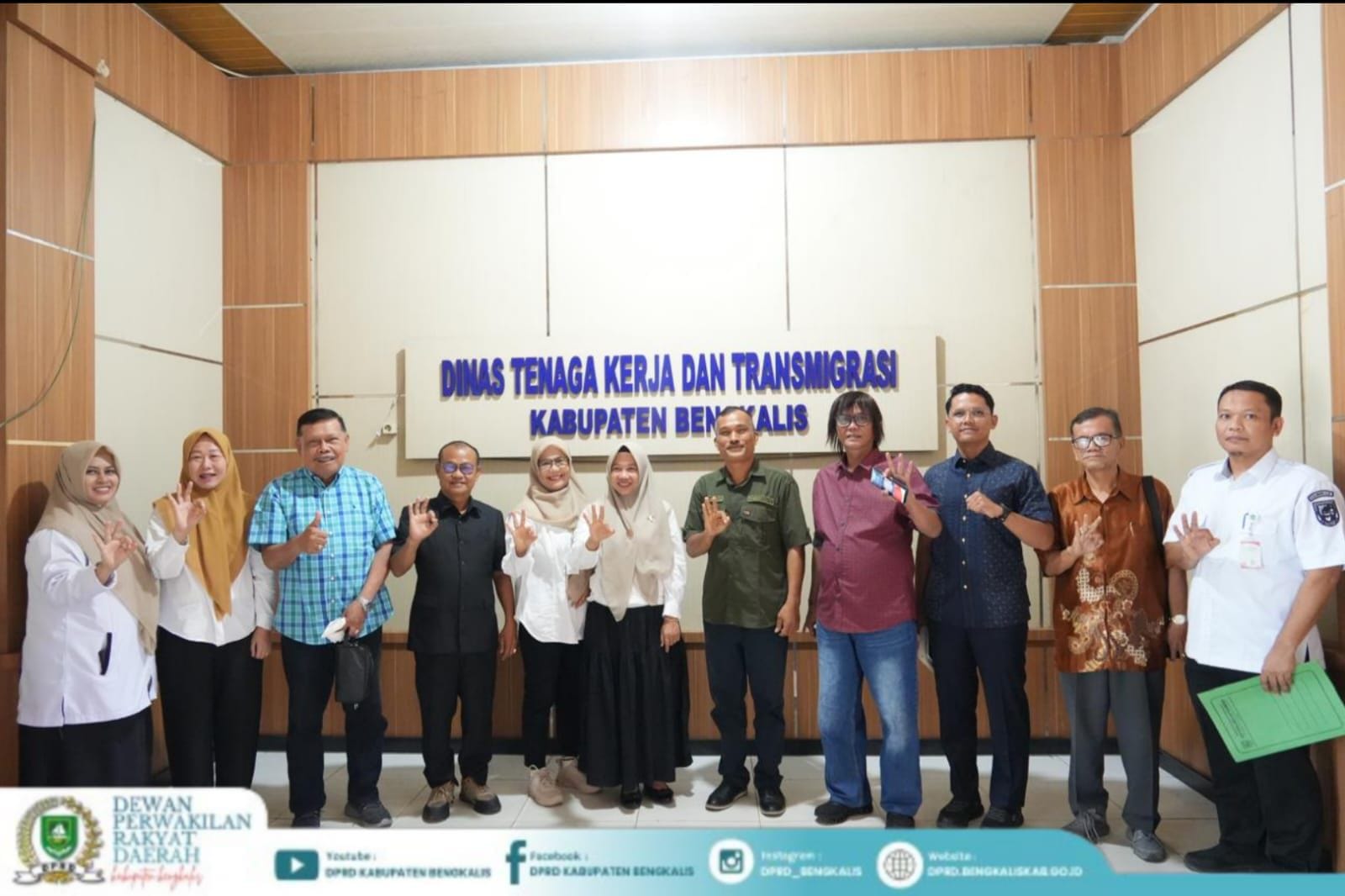 Komisi I Bahas Pengawasan Upah dan Tenaga Kerja Lokal Bersama Disnakertrans