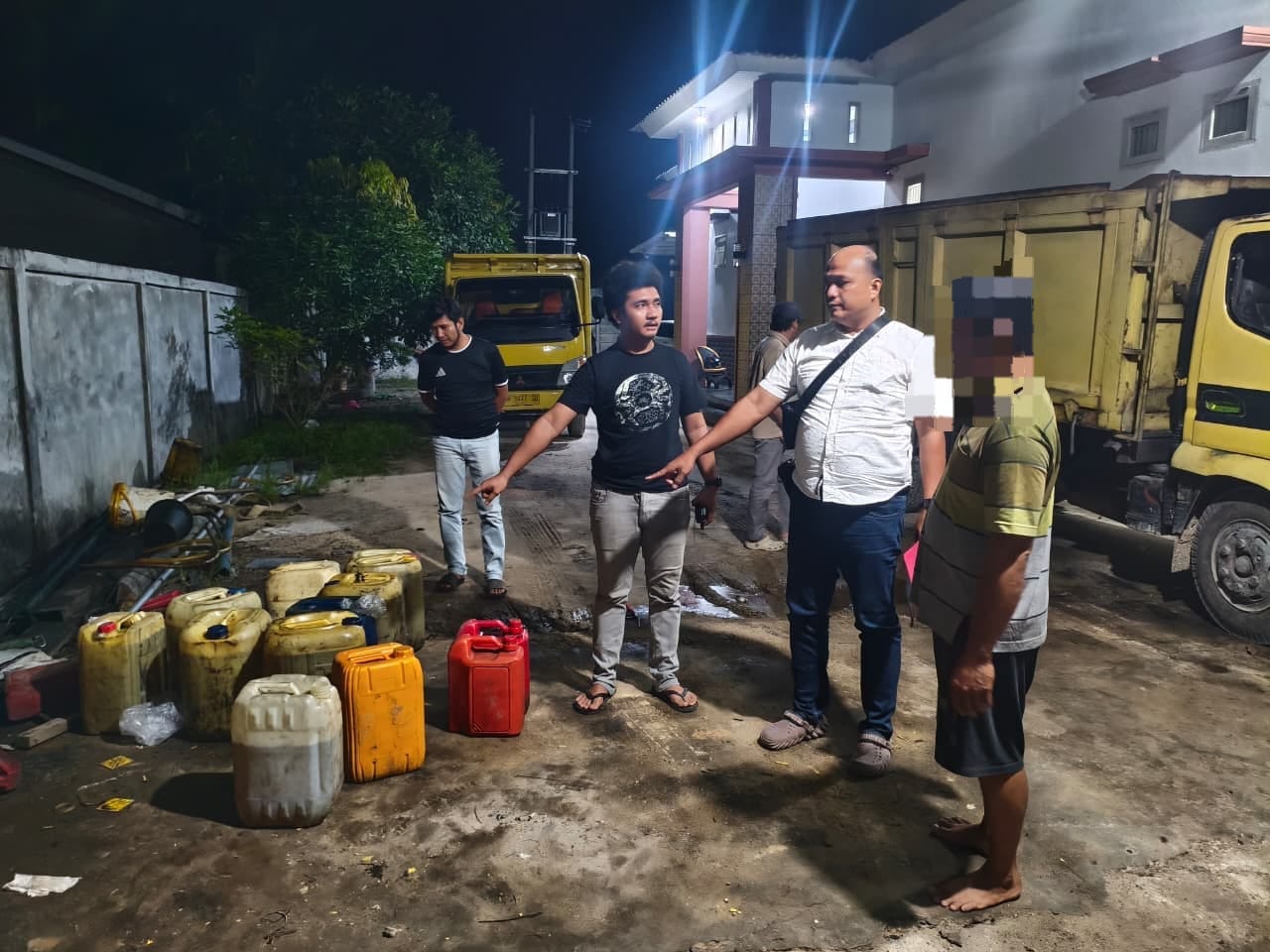 Berkat Informasi Masyarakat, Sat Reskrim Polres Kampar Ungkap Penyimpanan Ilegal Solar Subsidi di Ta