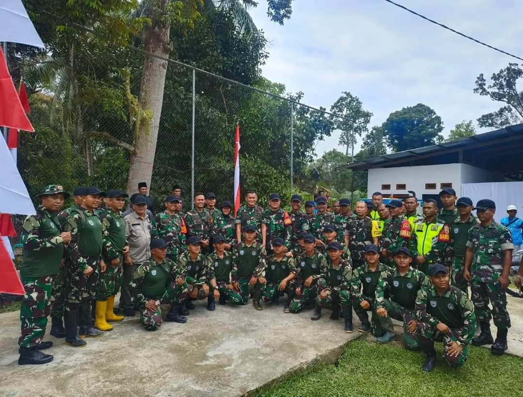 Danrem 031/WB Dan Wasev Kasad Tinjauan Lokasi TMMD ke 121 Kodim 0313/KPR.