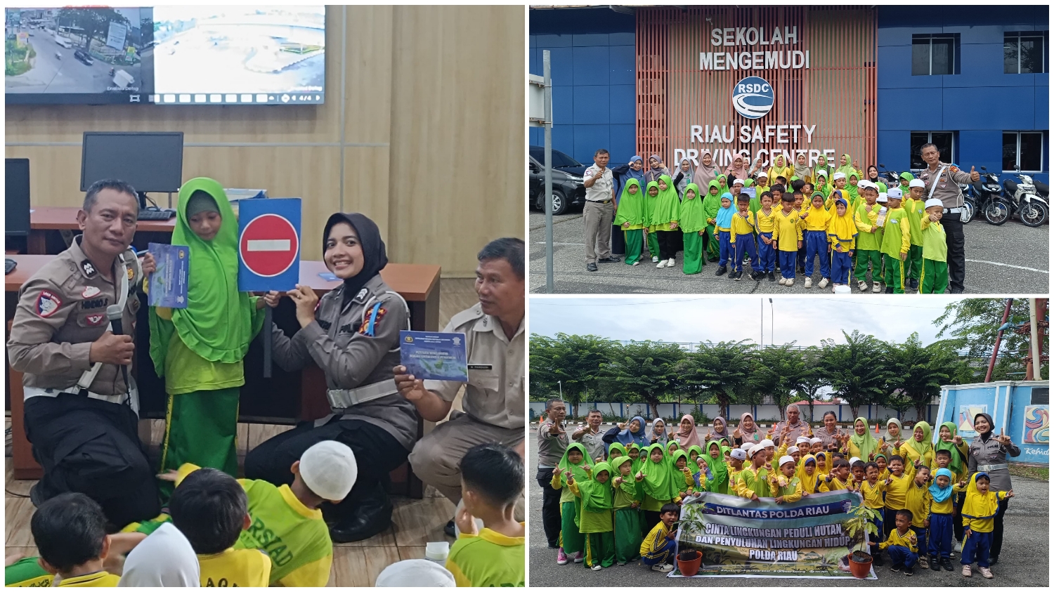 Polda Riau Gelar Polisi Sahabat Anak & Green Policing Dukung Operasi Zebra Lancang Kuning 2025