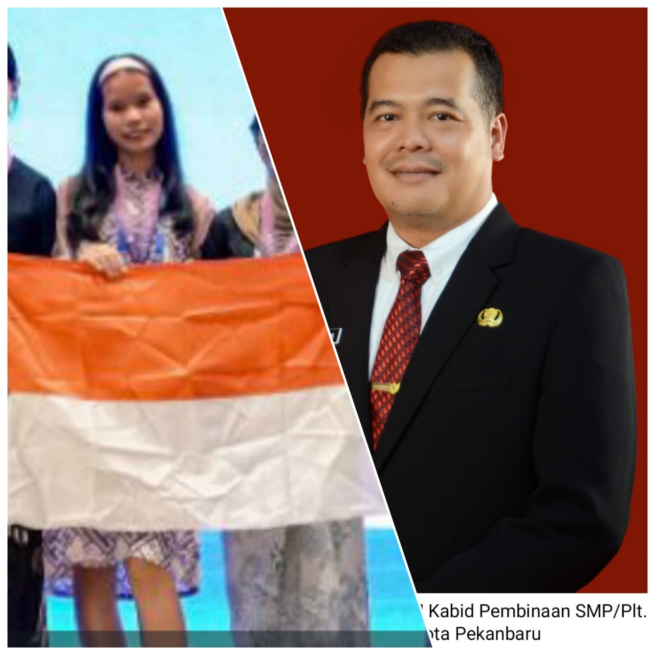 Raih Medali Emas di Cina,Cleora Ardhintya Zhafira Siswi SMPN 8 Pekanbaru Harumkan Nama Indonesia