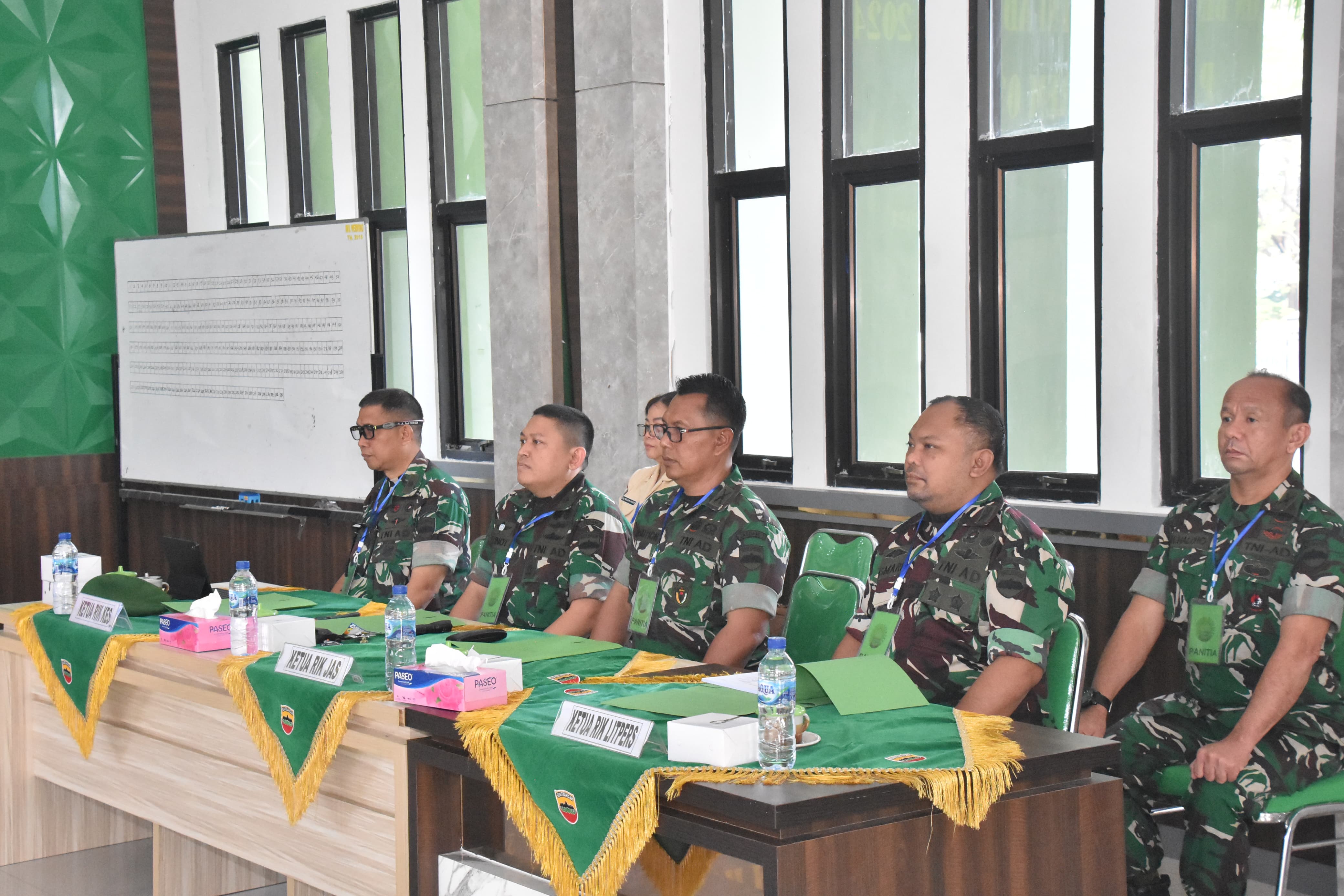 DANREM 031/WB PIMPIN SIDANG PARADE CALON BINTARA PK TNI AD GELOMBANG 2 TA 2024