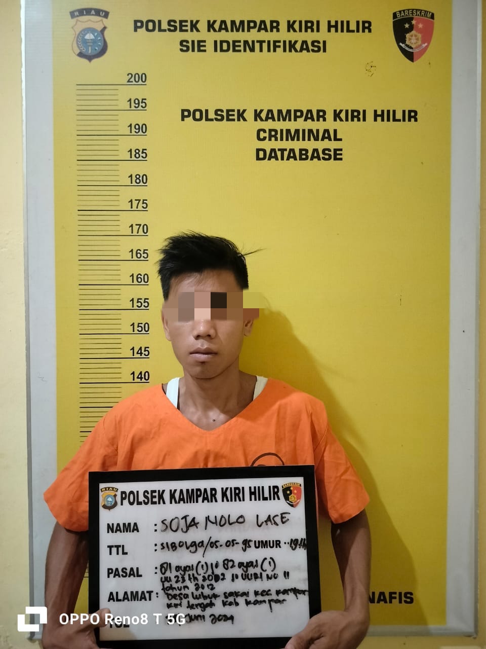 Ingin Kabur, Akhirnya Polsek Kampar Kiri Tangkap Pelaku Pencabulan