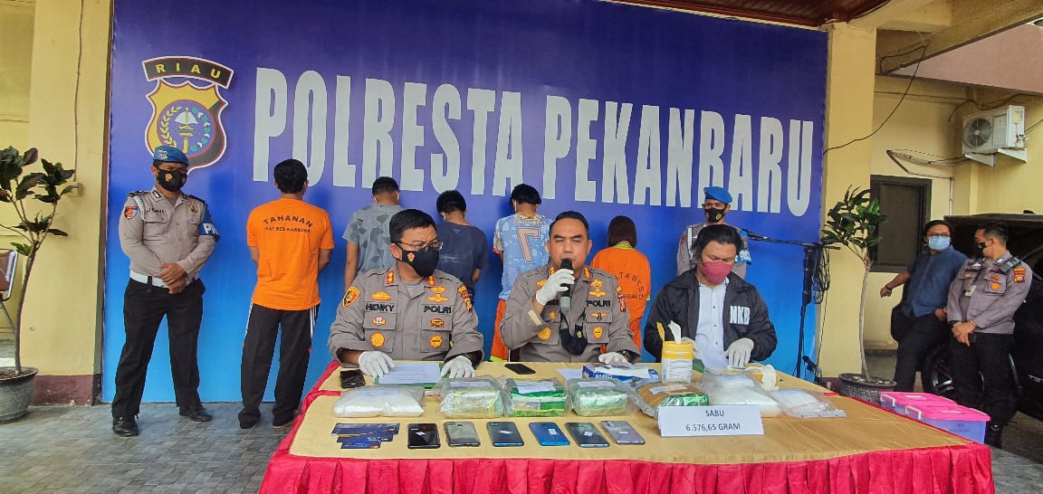 Kapolresta Pekanbaru Hadiri Study Kelayakan Dan Peninjauan Lokasi Pembangunan Polsek Marpoyan Damai