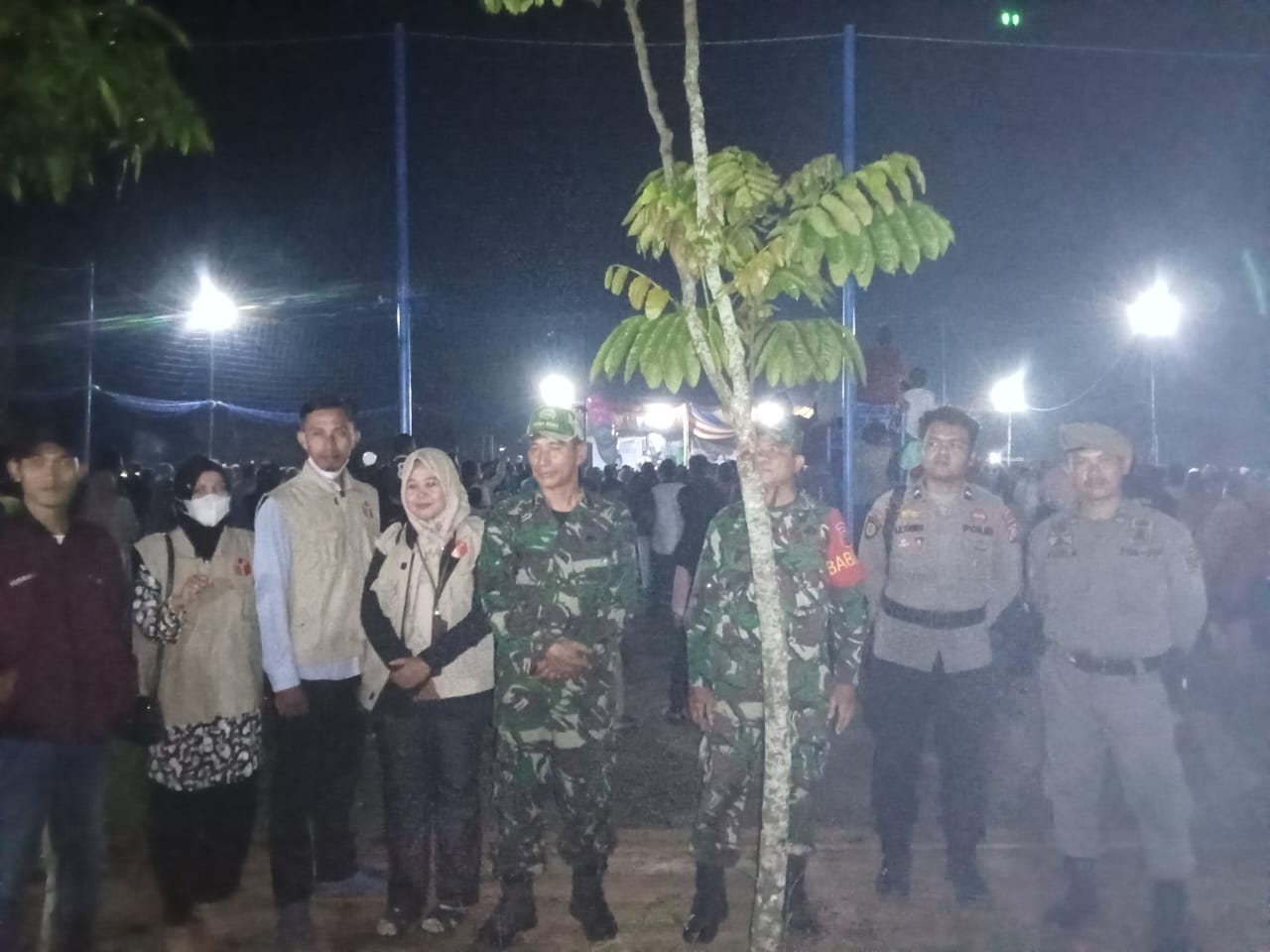 Pengamanan Ketat di Kampanye Paslon Cagub-Cawagub Riau No Urut 1 di Pulau Kijang